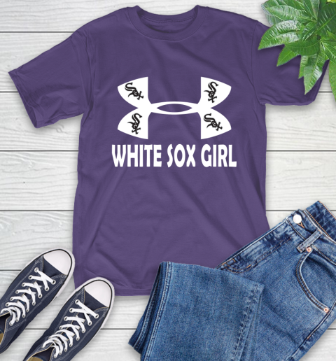MLB Chicago White Sox Girl Under Armour Baseball Sports T-Shirt 5