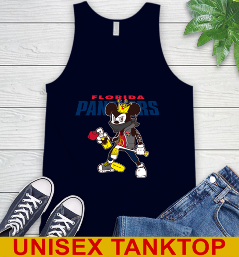 Florida Panthers NHL Hockey Mickey Peace Sign Sports Tank Top 3