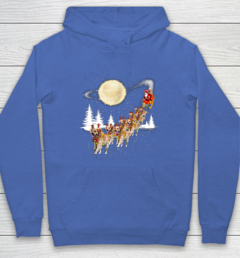 Golden Retriever Reindeer Christmas Hoodie 6