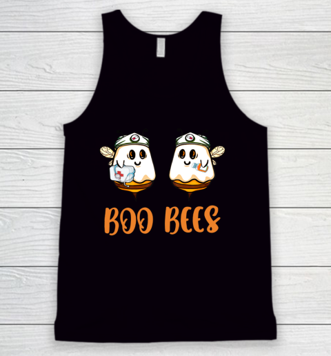 Boo Bees Nurse Ghost Halloween Matching Couples Costume Tank Top