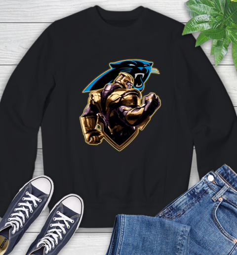 NFL Thanos Avengers Endgame Football Sports Carolina Panthers Sweatshirt 2