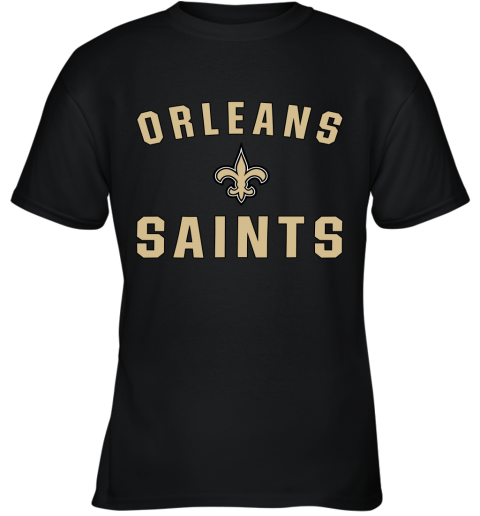 Orleans Saints NFL Pro Line By Fanatics Branded Gray Victory Youth T-Shirt