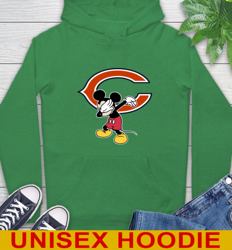 Chicago Bears NFL Football Dabbing Mickey Disney Sports Hoodie 8