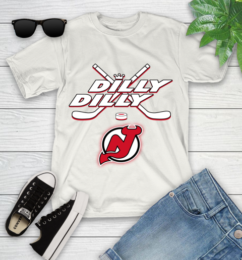 NHL New Jersey Devils Dilly Dilly Hockey Sports Youth T-Shirt