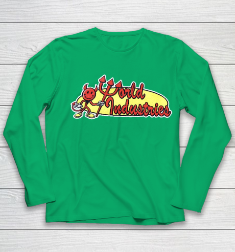 World Industries Devil Satan Hook Ups Skate Hookups Hook Ups Vintage 90's Youth Long Sleeve 4