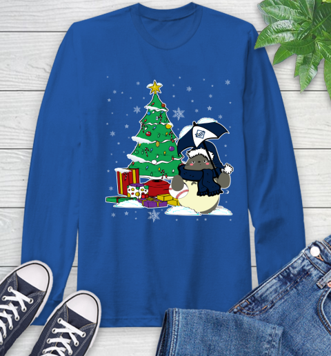 Tampa Bay Rays MLB Baseball Cute Tonari No Totoro Christmas Sports Long Sleeve T-Shirt 10