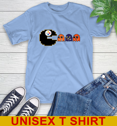 Pittsburgh Steelers NFL Football Pac Man Champion T-Shirt 11