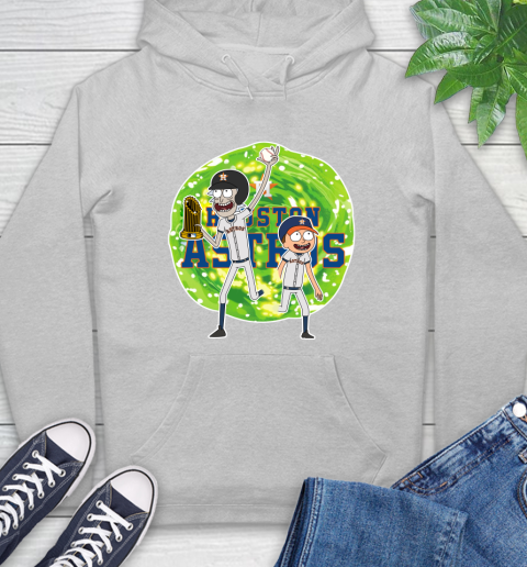 MLB Houston Astros Rick And Morty Commissioner's Trophy Baseball Sports Hoodie 6