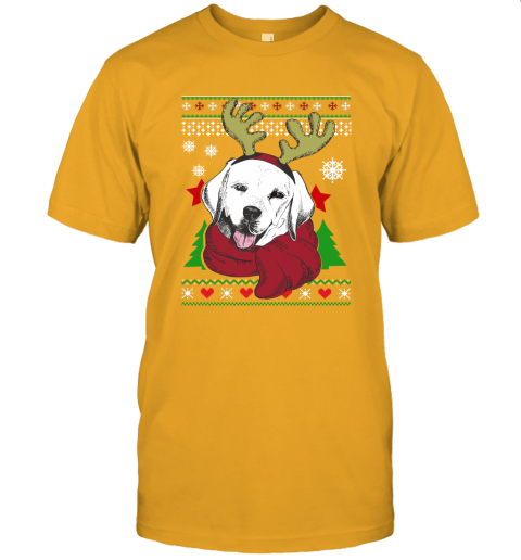 Labrador Ugly Christmas Unisex Jersey Tee