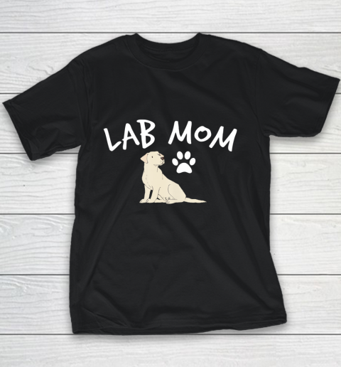 Dog Mom Shirt Labrador Retriever Lab Mom Dog Puppy Pet Lover Gift Youth T-Shirt