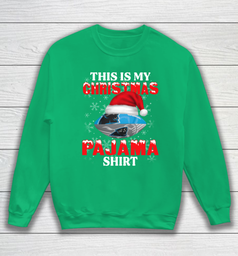 Carolina Panthers This Is My Christmas Pajama Shirt NFL Sweatshirt 5
