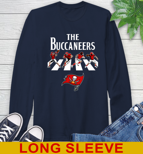 NFL Football Tampa Bay Buccaneers The Beatles Rock Band Shirt Long Sleeve T-Shirt 3