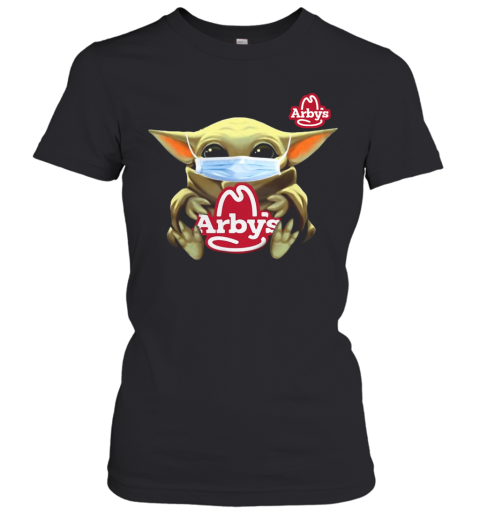 Baby Yoda Face Mask Hug Arby's Women's T-Shirt