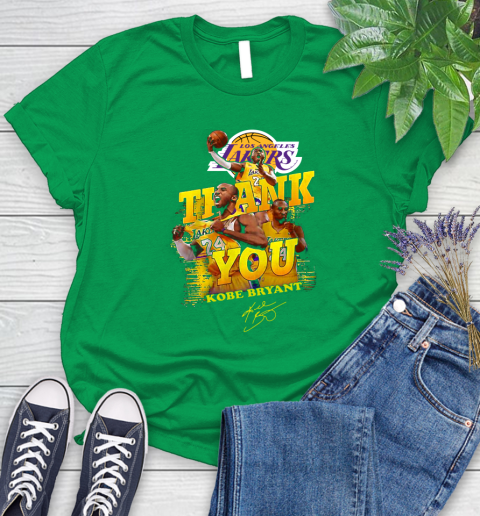 Great Thank you Kobe Bryant Los Angeles Lakers signature shirt 88