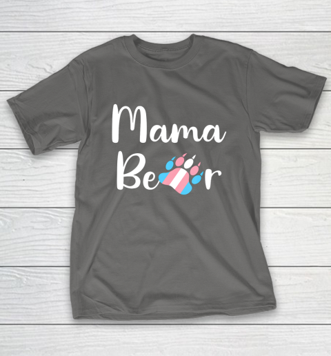 Mama Bear Transgender Mom T Shirt Trans Pride Gift T-Shirt 8