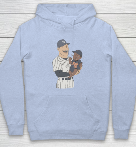 Yankees Holding Crying Mets Baby Hoodie 5