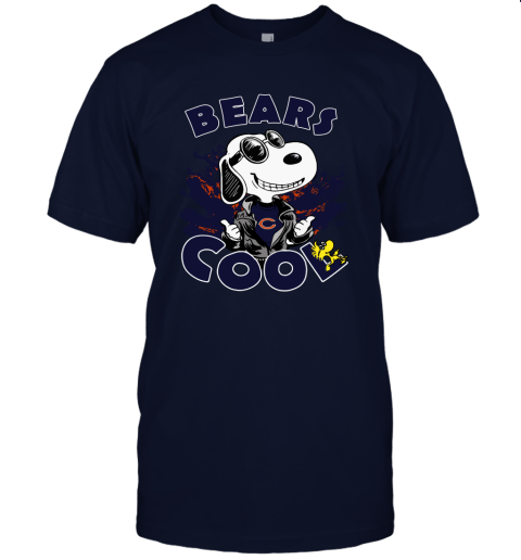 nor7 chicago bears snoopy joe cool were awesome shirt jersey t shirt 60 front navy
