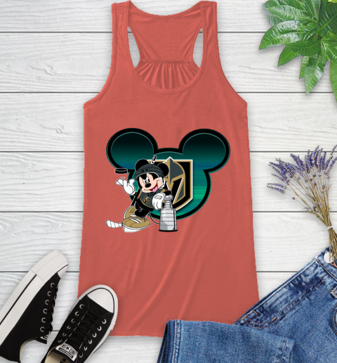 NHL Vegas Golden Knights Stanley Cup Mickey Mouse Disney Hockey T Shirt Racerback Tank 4
