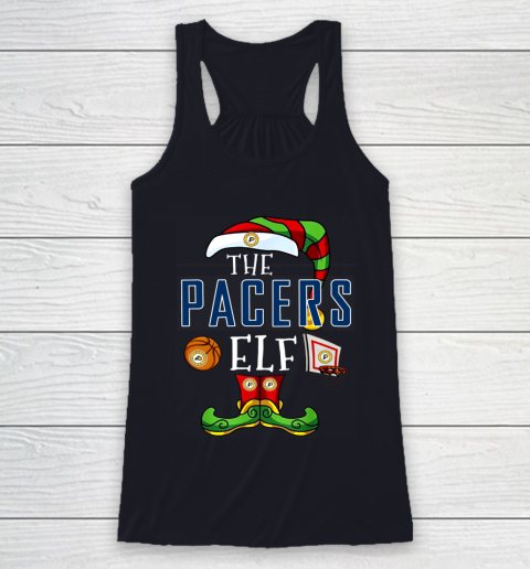 Indiana Pacers Christmas ELF Funny NBA Racerback Tank 7