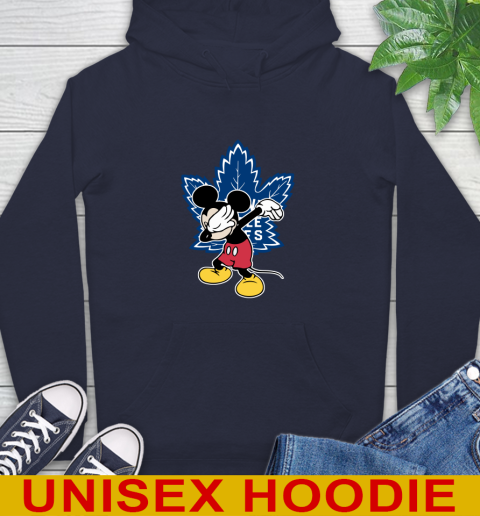 Toronto Maple Leafs NHL Hockey Dabbing Mickey Disney Sports Hoodie 4