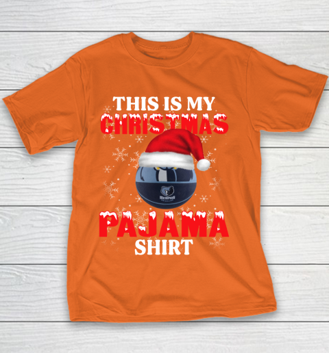 Memphis Grizzlies This Is My Christmas Pajama Shirt NBA Youth T-Shirt 4