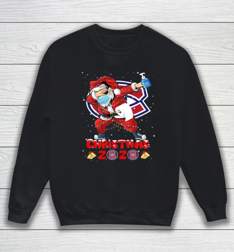 Montreal Canadiens Funny Santa Claus Dabbing Christmas 2020 NHL Sweatshirt