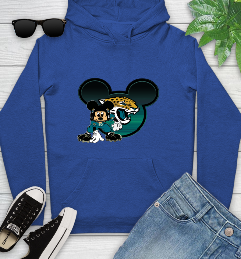NFL Jacksonville Jaguars Mickey Mouse Disney Football T Shirt Youth Hoodie 9