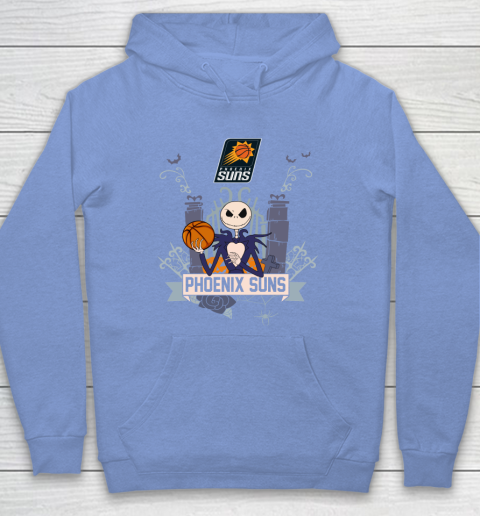 NBA Phoenix Suns Basketball Jack Skellington Halloween Hoodie 8