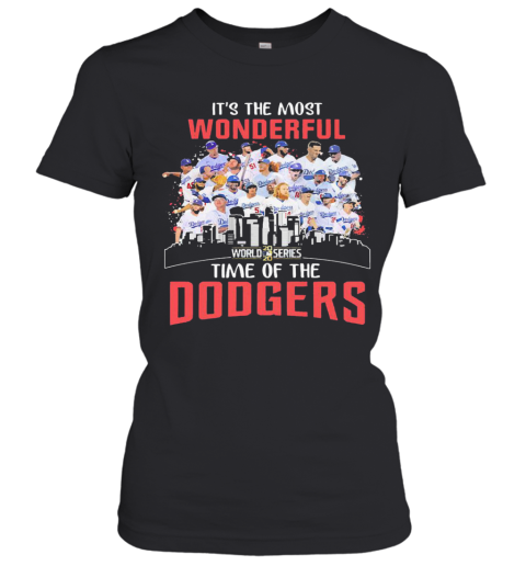 Its The Most Wonderful World 2020 Series Time Of The Dodgers Women's T-Shirt