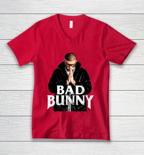 Top Best Design Bad Bunny V-Neck T-Shirt 6