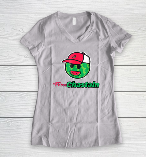 Ross Chastain, Funny Melon Man Women's V-Neck T-Shirt