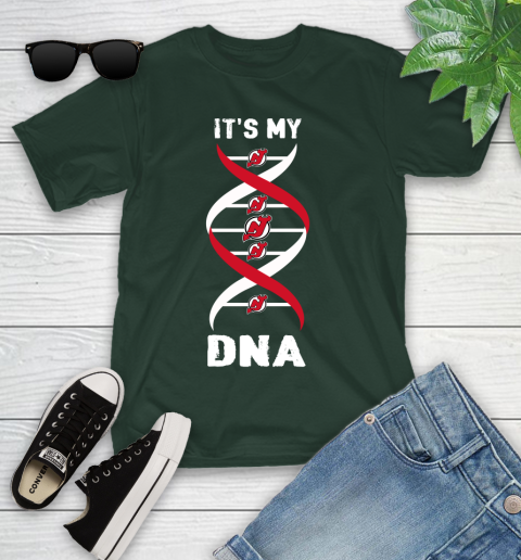 New Jersey Devils NHL Hockey It's My DNA Sports Youth T-Shirt 5