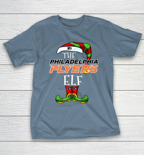 Philadelphia Flyers Christmas ELF Funny NHL T-Shirt 6
