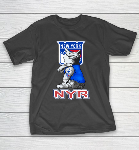 NHL My Cat Loves New York Rangers Hockey T-Shirt