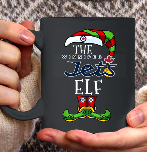 Winnipeg Jets Christmas ELF Funny NHL Ceramic Mug 11oz