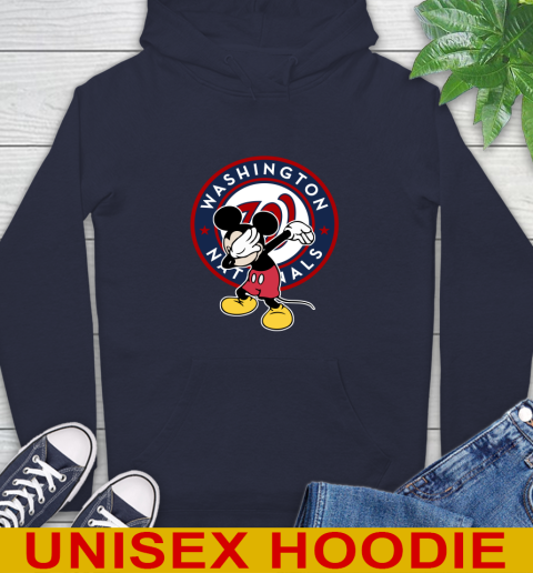 Washington Nationals MLB Baseball Dabbing Mickey Disney Sports Hoodie 4