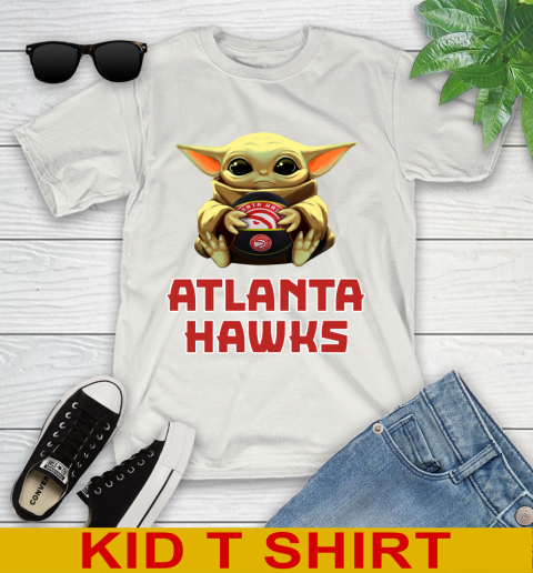NBA Basketball Atlanta Hawks Star Wars Baby Yoda Shirt 112