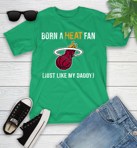 NBA Miami Heat Loyal Fan Just Like My Daddy Basketball Shirt Youth T-Shirt 8 NBA Miami Heat Loyal Fan Just Like My Daddy Basketball Shirt Youth T-Shirt - Image 8