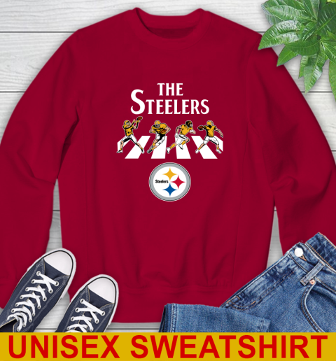 NFL Football Pittsburgh Steelers The Beatles Rock Band Shirt Sweatshirt 9
