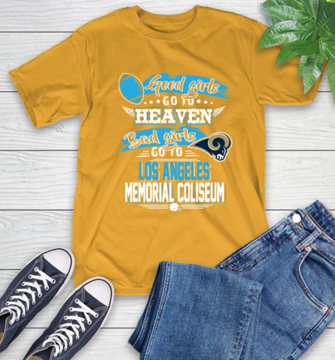 Los Angeles Rams NFL Bad Girls Go To Los Angeles Memorial Coliseum Shirt T-Shirt 2