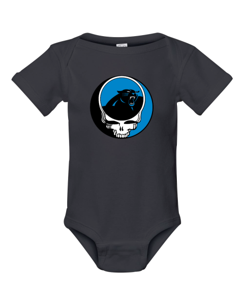 Carolina Panthers x Grateful Dead Infant Baby Rib Bodysuit