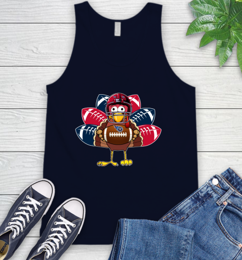 Tennessee Titans Turkey Thanksgiving Day Tank Top 3