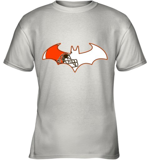 We Are The Cleveland Browns Batman NFL Mashup Youth T-Shirt