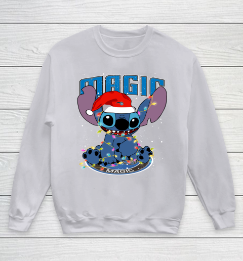 Orlando Magic NBA noel stitch Basketball Christmas Youth Sweatshirt 2