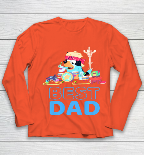 Bluey Best Dad Matching Family For Lover Youth Long Sleeve 3