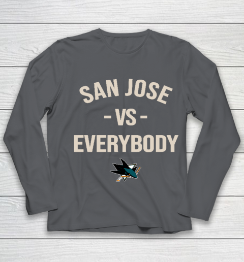 San Jose Sharks Vs Everybody Youth Long Sleeve 6