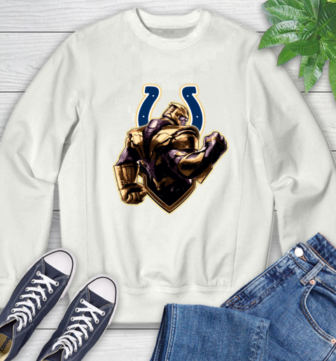 NFL Thanos Avengers Endgame Football Sports Indianapolis Colts Sweatshirt
