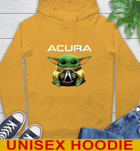Star Wars Baby Yoda Hugs Acura Car Shirt 14