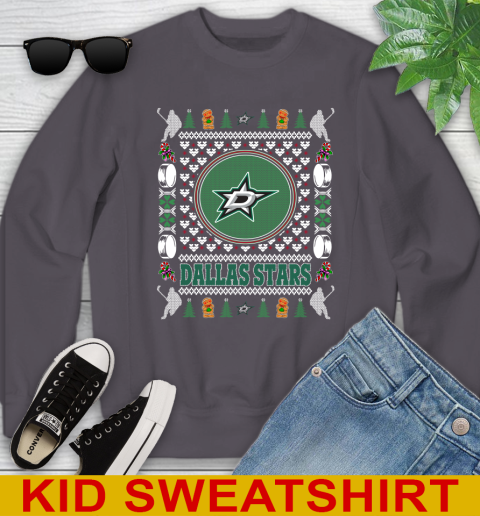 Dallas Stars Merry Christmas NHL Hockey Loyal Fan Youth Sweatshirt 5