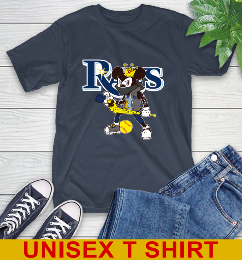 Tampa Bay Rays MLB Baseball Mickey Peace Sign Sports T-Shirt 4